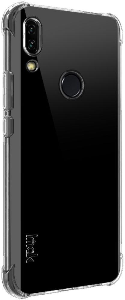 IMAK Huawei P Smart Z Hoesje TPU met Screenprotector Transparant afbeelding 4
