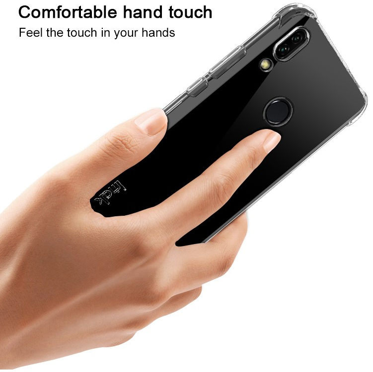 IMAK Huawei P Smart Z Hoesje TPU met Screenprotector Transparant afbeelding 9