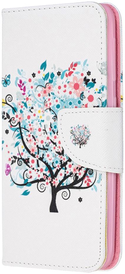 Samsung Galaxy A20E Portemonnee Hoesje met Tree Print afbeelding 1