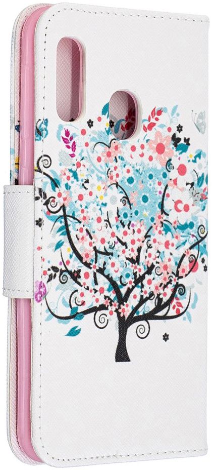 Samsung Galaxy A20E Portemonnee Hoesje met Tree Print afbeelding 4