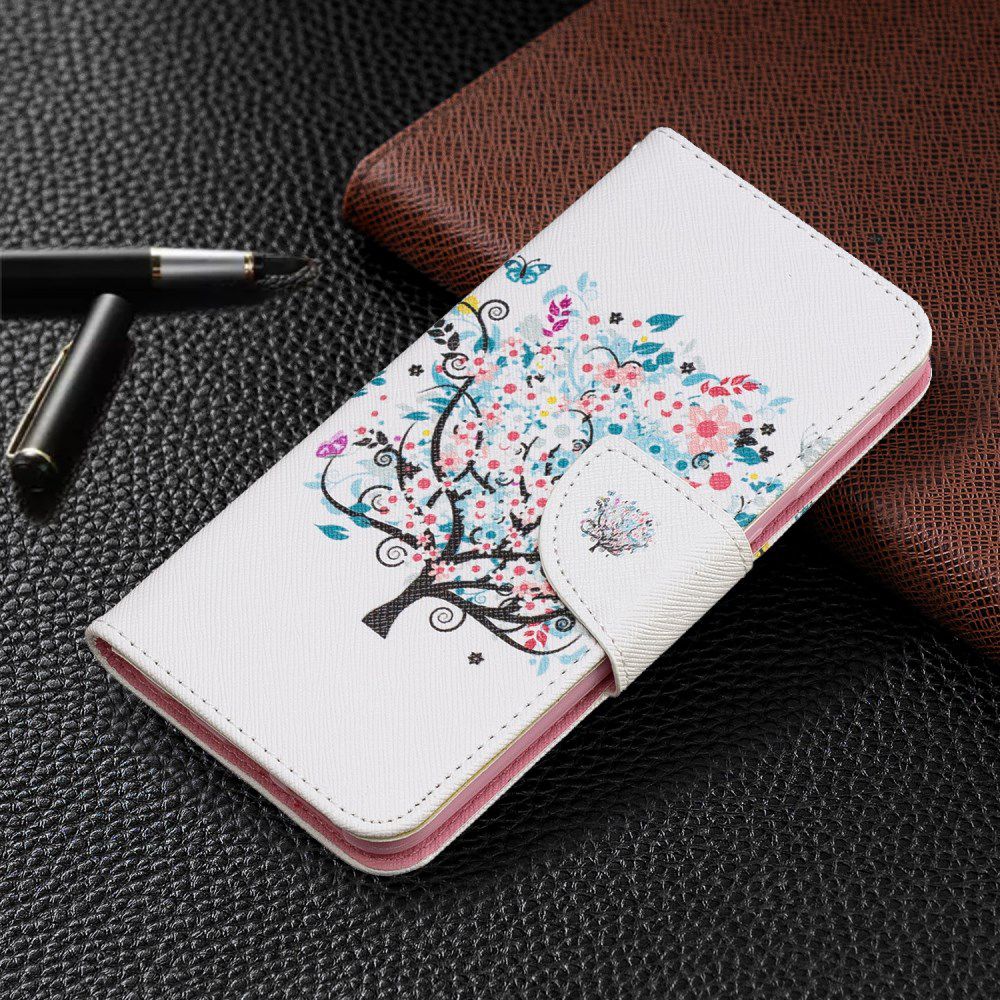 Samsung Galaxy A20E Portemonnee Hoesje met Tree Print afbeelding 7