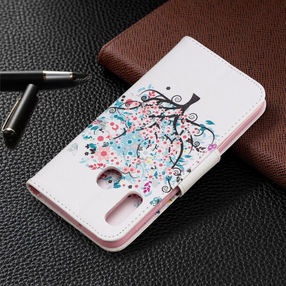 Samsung Galaxy A20E Portemonnee Hoesje met Tree Print afbeelding 8