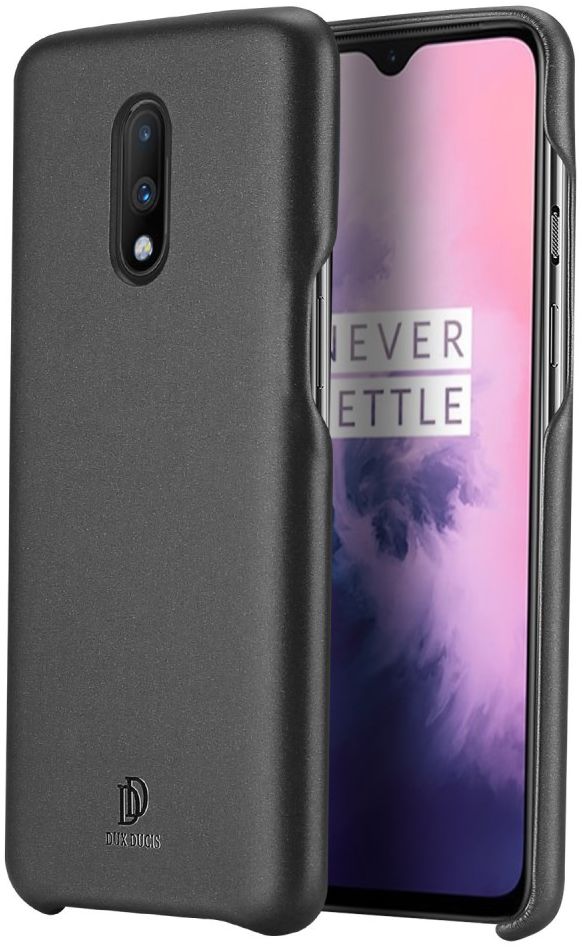 Dux Ducis Skin Lite Kunstleren Coating Hoesje OnePlus 7 Zwart afbeelding 2