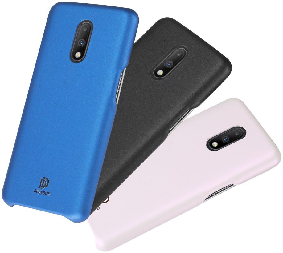 Dux Ducis Skin Lite Kunstleren Coating Hoesje OnePlus 7 Zwart afbeelding 6