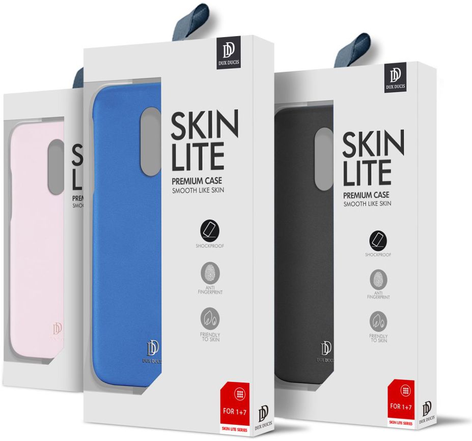 Dux Ducis Skin Lite Kunstleren Coating Hoesje OnePlus 7 Zwart afbeelding 7