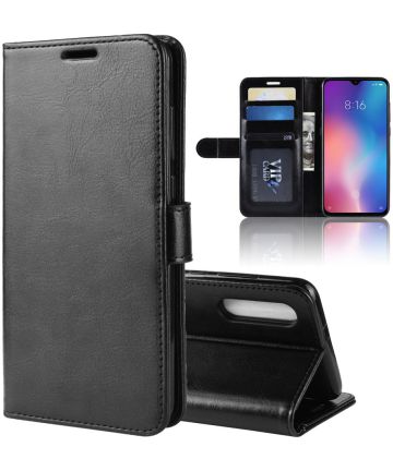 Xiaomi Mi 9 SE Wallet Flip Case Stand Zwart Hoesjes