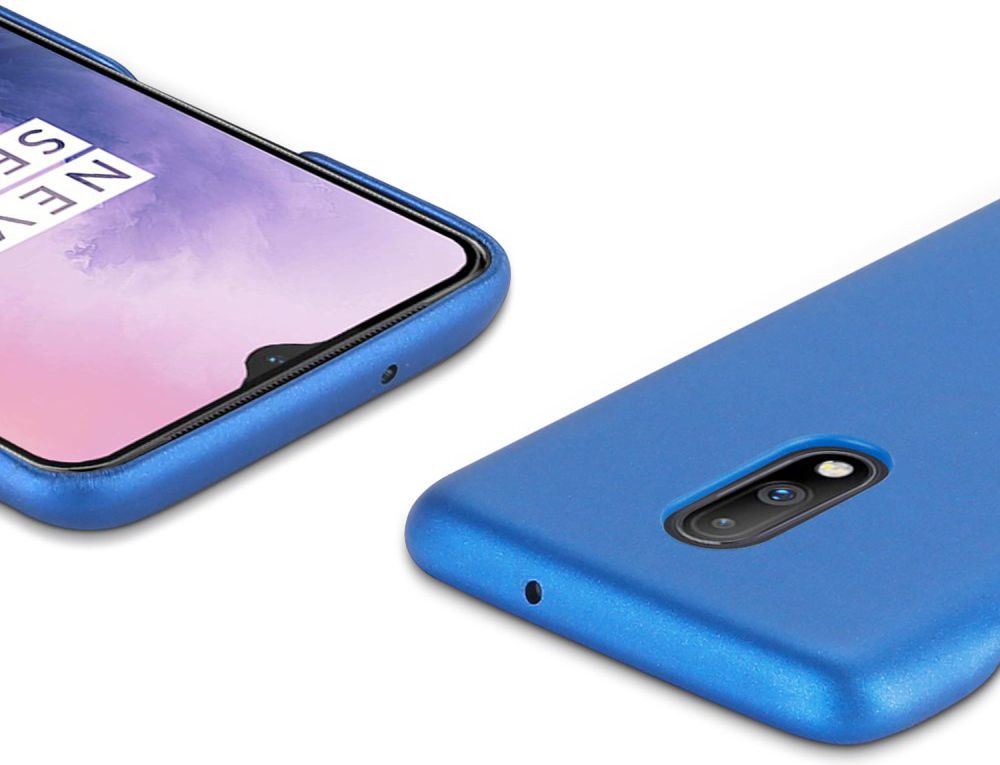 Dux Ducis Skin Lite Kunstleren Coating Hoesje OnePlus 7 Blauw afbeelding 4