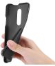 Dux Ducis Skin Lite Kunstleren Coating Hoesje OnePlus 7 Pro Zwart
