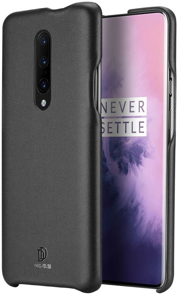 Dux Ducis Skin Lite Kunstleren Coating Hoesje OnePlus 7 Pro Zwart afbeelding 2
