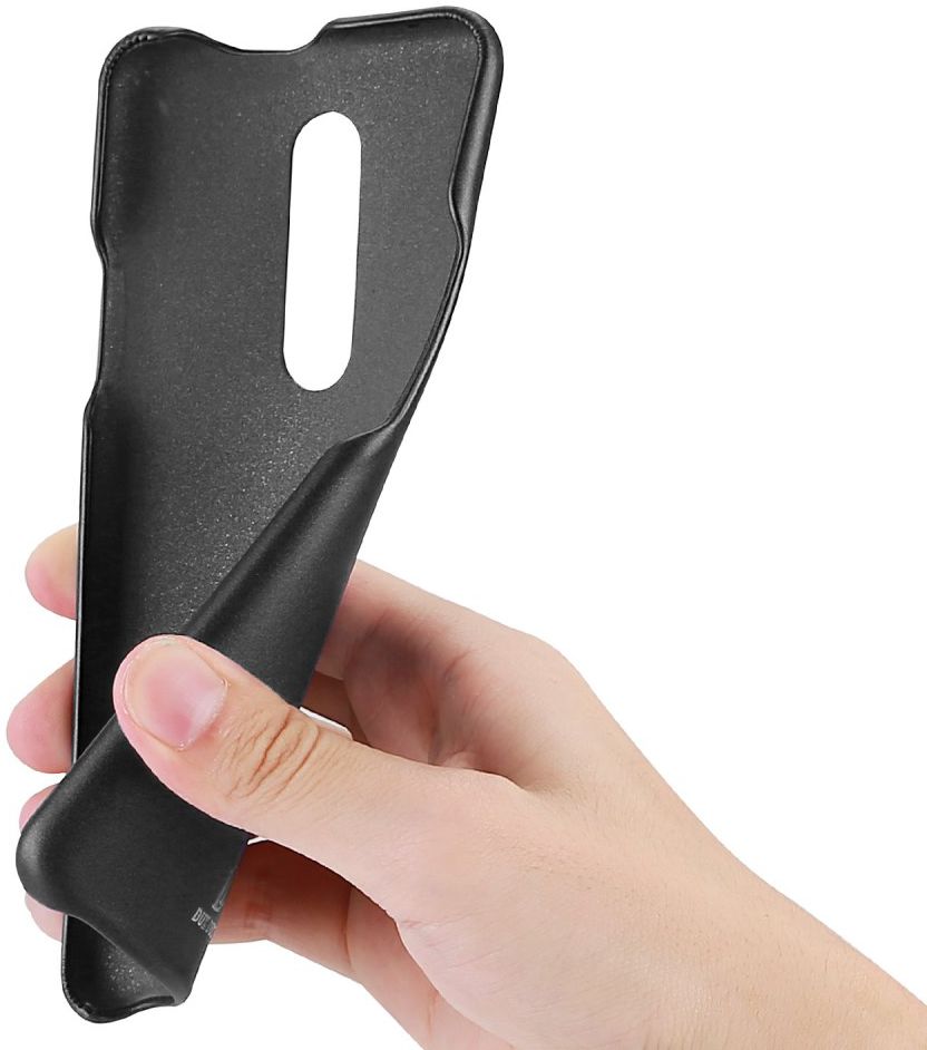 Dux Ducis Skin Lite Kunstleren Coating Hoesje OnePlus 7 Pro Zwart afbeelding 3