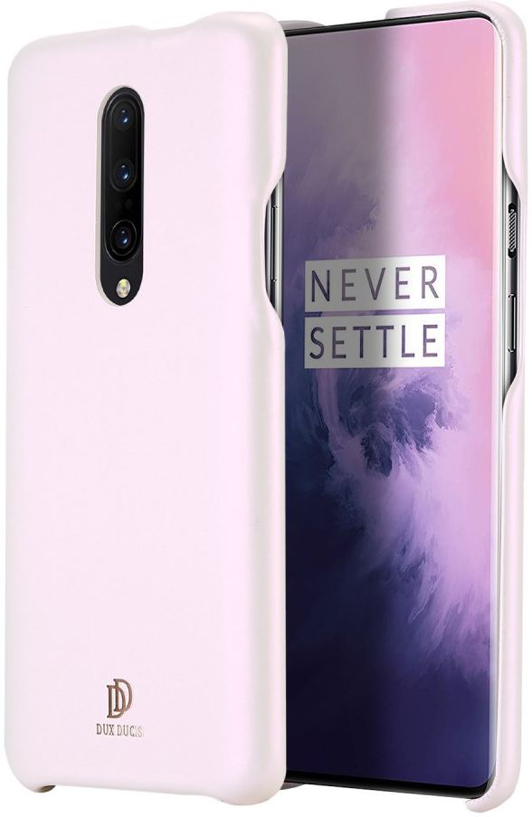 Dux Ducis Skin Lite Kunstleren Coating Hoesje OnePlus 7 Pro Roze afbeelding 2