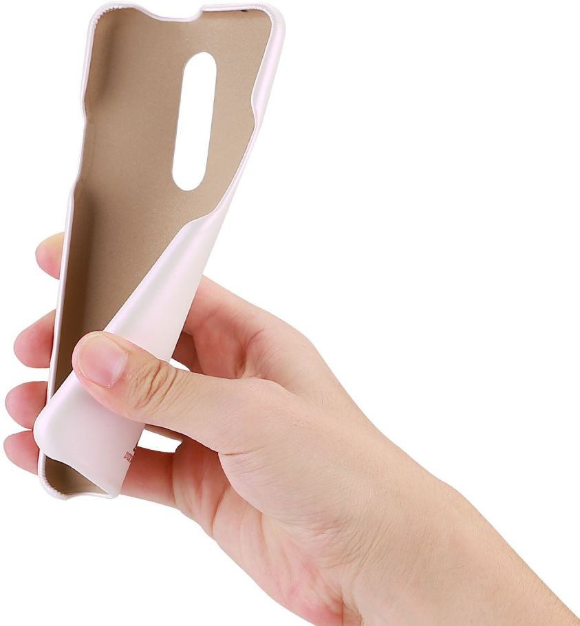 Dux Ducis Skin Lite Kunstleren Coating Hoesje OnePlus 7 Pro Roze afbeelding 3