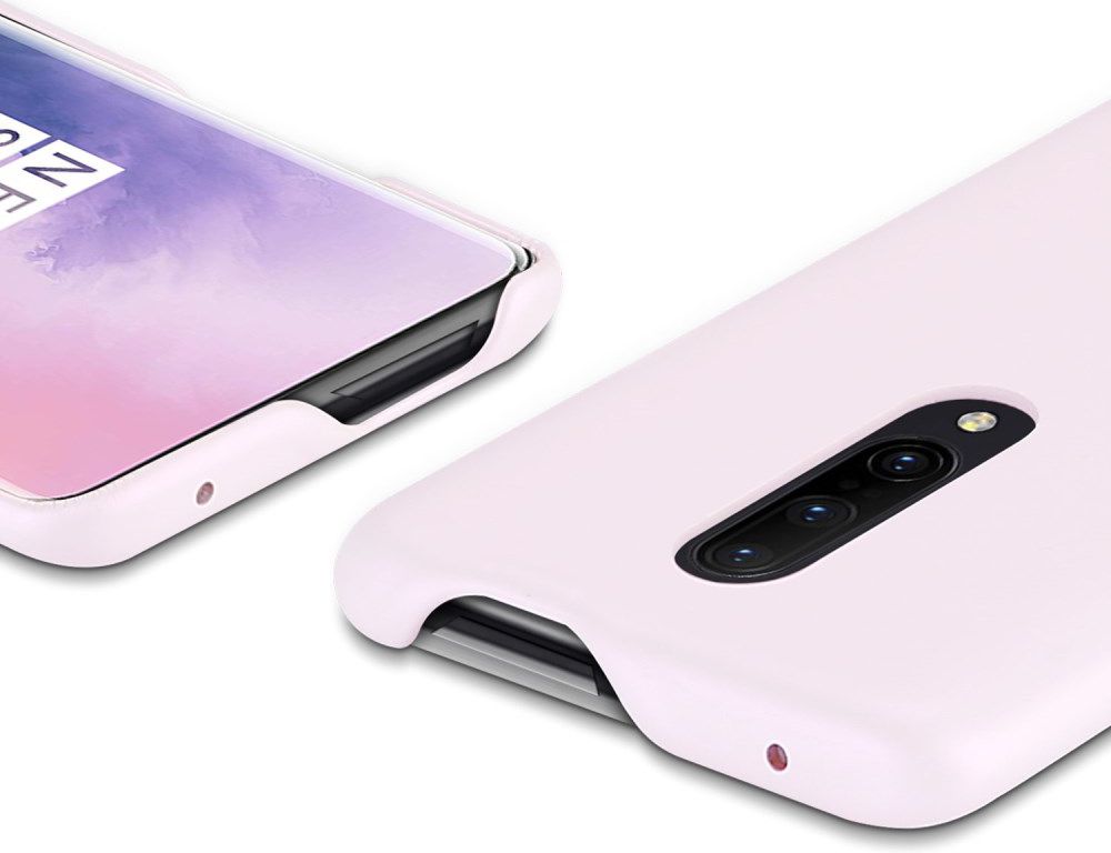 Dux Ducis Skin Lite Kunstleren Coating Hoesje OnePlus 7 Pro Roze afbeelding 4