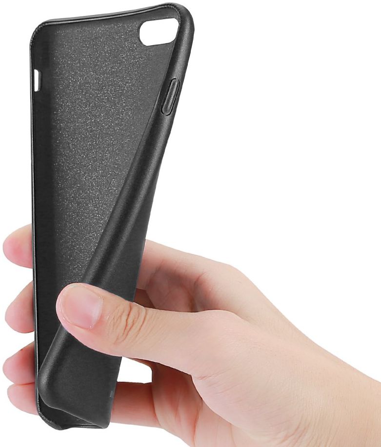 Dux Ducis Skin Lite Series Apple iPhone 6(s) Plus Hoesje Zwart afbeelding 5