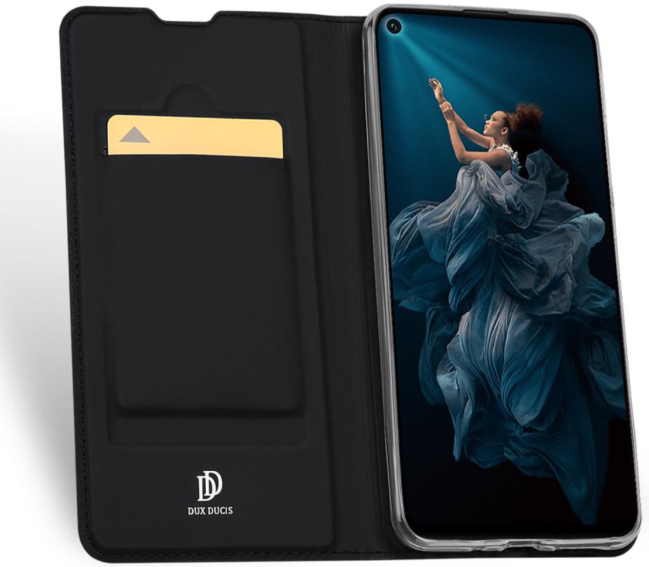 Dux Ducis Skin Pro Series Honor 20 / Huawei Nova 5T Flip Hoesje Zwart afbeelding 2