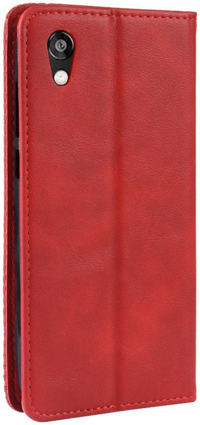 Huawei Y5 2019 Vintage Portemonnee Hoesje Rood afbeelding 7