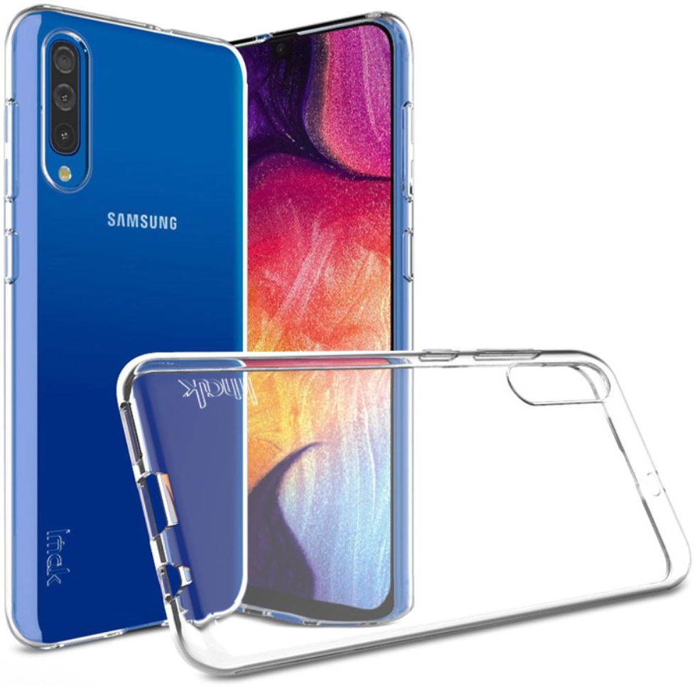 IMAK UX-5 Series Samsung Galaxy A70 Hoesje Flexibel TPU Transparant afbeelding 2