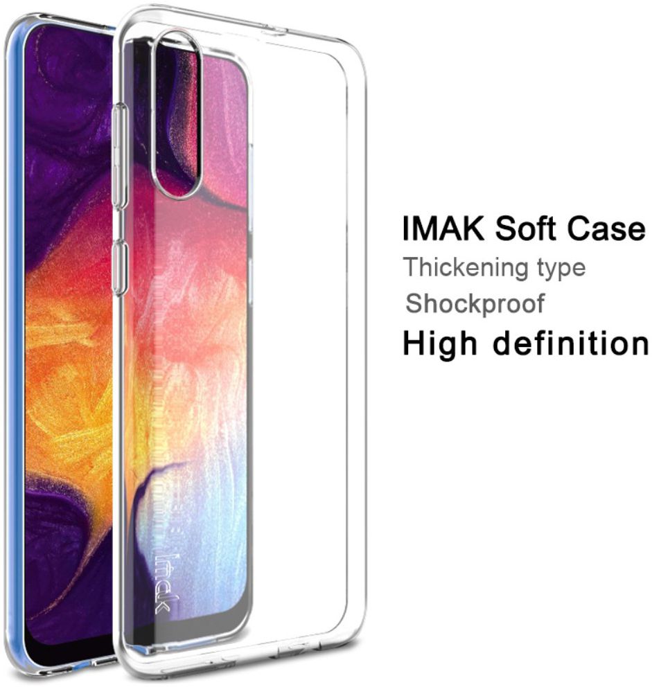 IMAK UX-5 Series Samsung Galaxy A70 Hoesje Flexibel TPU Transparant afbeelding 5