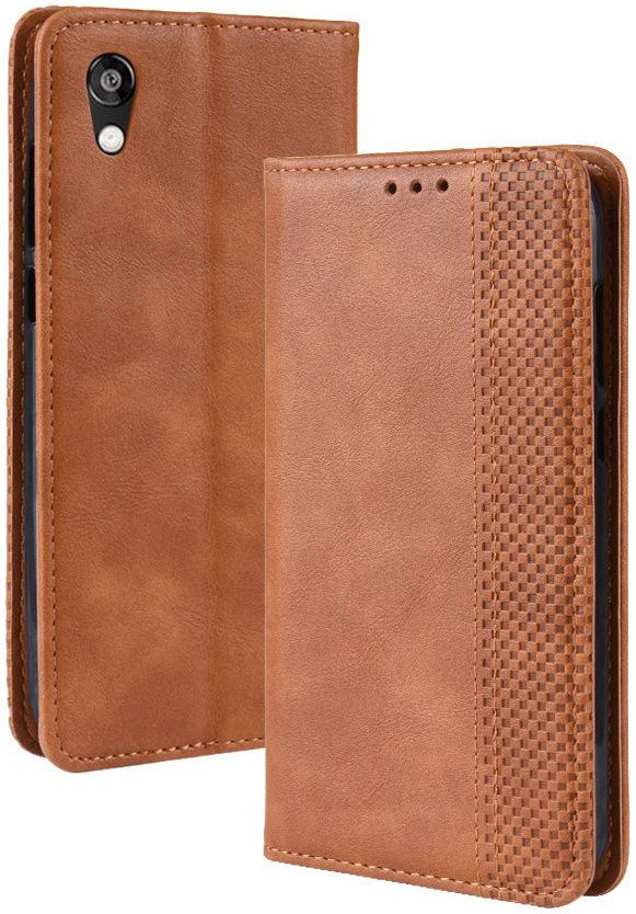 Huawei Y5 2019 Vintage Portemonnee Hoesje Bruin afbeelding 5