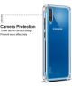 IMAK Samsung Galaxy A70 Hoesje TPU met Screenprotector Transparant