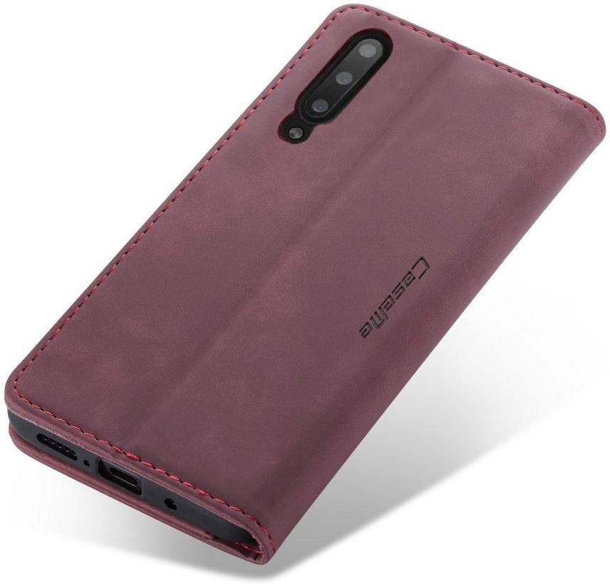 Samsung Galaxy A70 Retro Portemonnee Hoesje Rood afbeelding 5