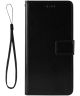 LG Q60 Bookcase Hoesje Met Pasjes Zwart