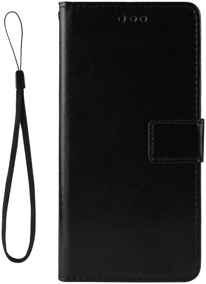 LG Q60 Bookcase Hoesje Met Pasjes Zwart afbeelding 6