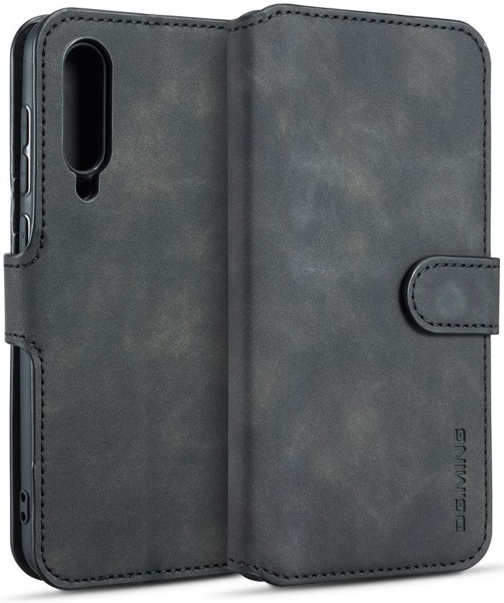 DG Ming Retro Samsung Galaxy A70 Portemonnee Hoesje Zwart afbeelding 2