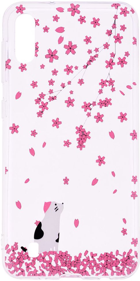 Samsung Galaxy A10 TPU Hoesje met Bloemen Print afbeelding 1