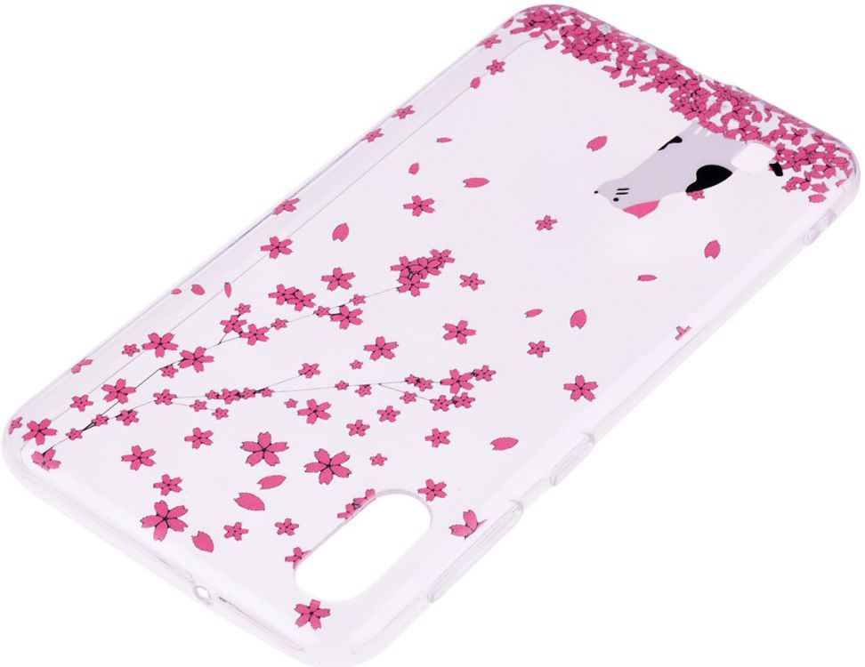 Samsung Galaxy A10 TPU Hoesje met Bloemen Print afbeelding 3