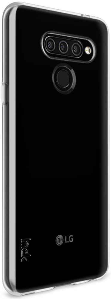 IMAK UX-5 Series LG Q60 Hoesje Flexibel en Dun TPU Transparant afbeelding 4