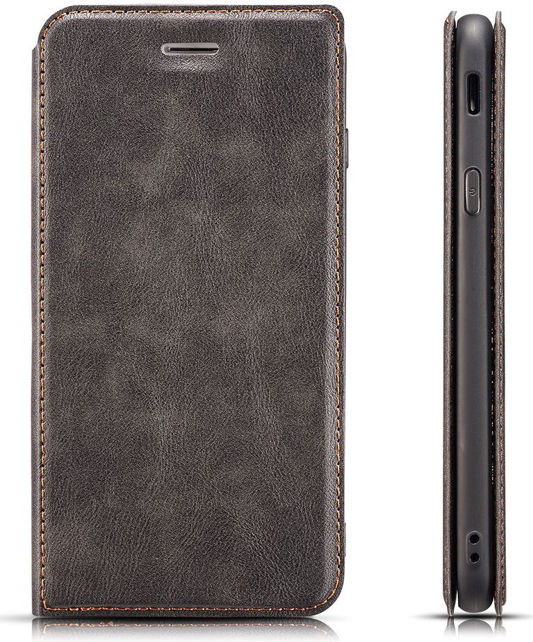 Xiaomi Mi 9T Ultra Dunne Portemonnee Hoesje Grijs afbeelding 1