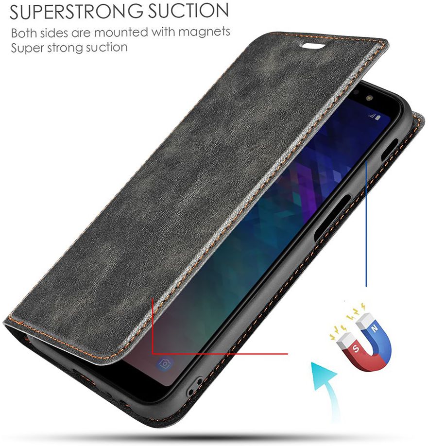 Xiaomi Mi 9T Ultra Dunne Portemonnee Hoesje Grijs afbeelding 2