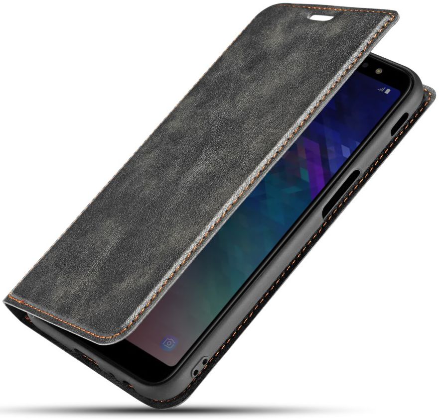 Xiaomi Mi 9T Ultra Dunne Portemonnee Hoesje Grijs afbeelding 7