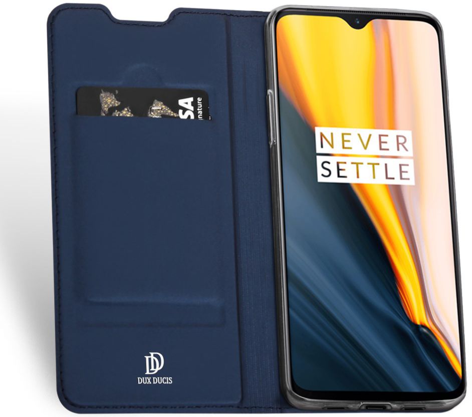 Dux Ducis Skin Pro Series Flip Hoesje OnePlus 7 Blauw afbeelding 2