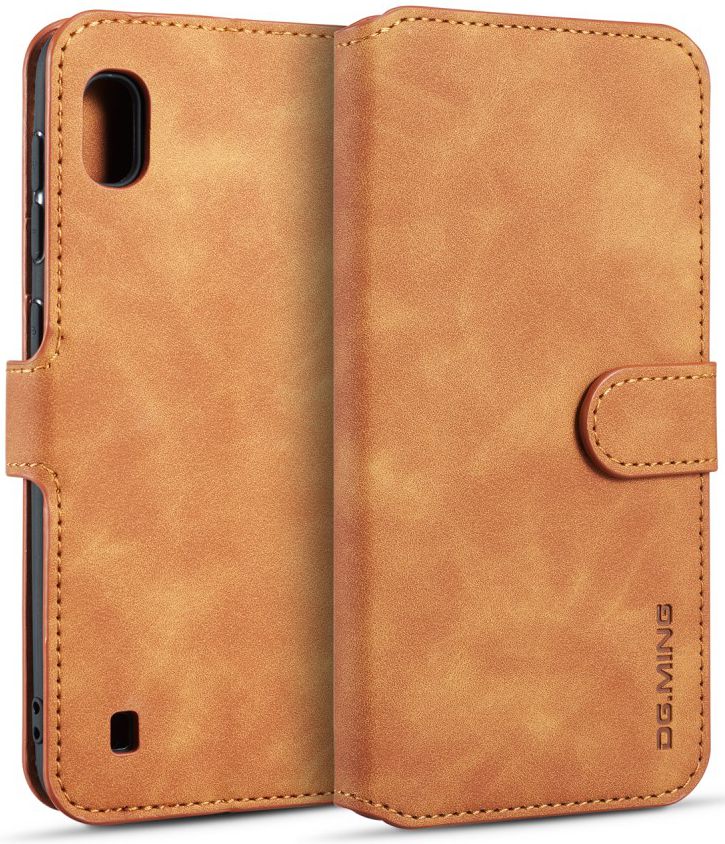 Samsung Galaxy A10 Portemonnee Hoesje Bruin afbeelding 2