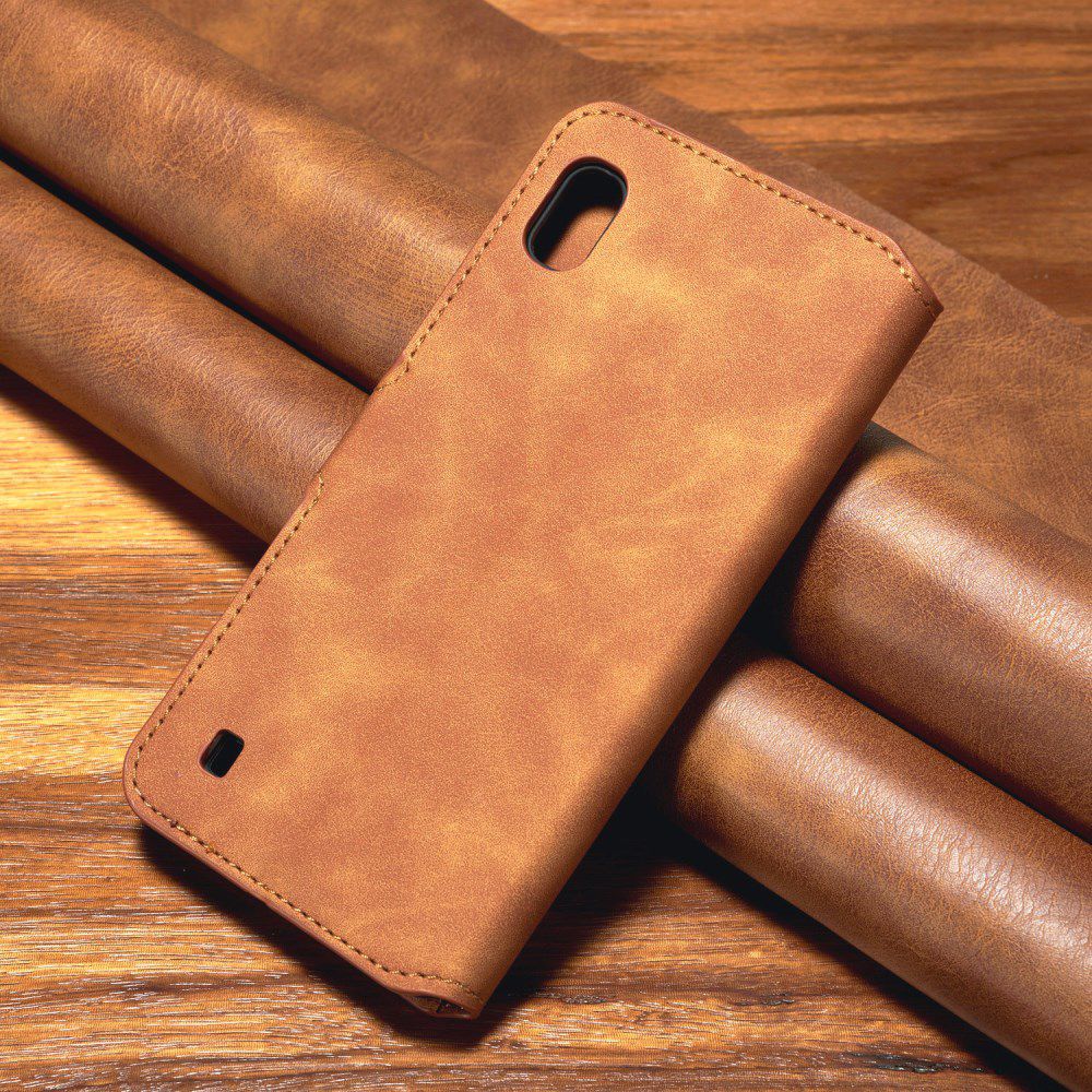 Samsung Galaxy A10 Portemonnee Hoesje Bruin afbeelding 8