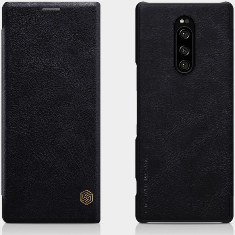 Nillkin Qin Series Flip Hoesje Sony Xperia 1 Zwart afbeelding 1