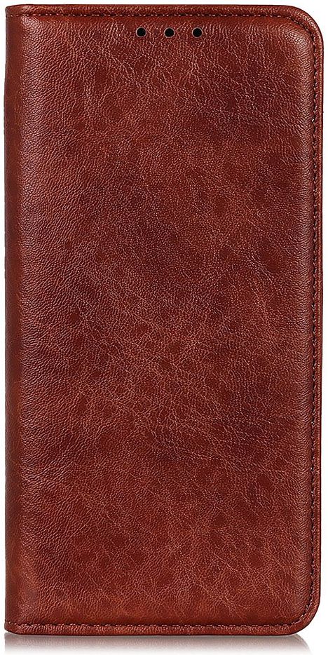 LG Q60 Portemonnee Hoesje Bruin afbeelding 2