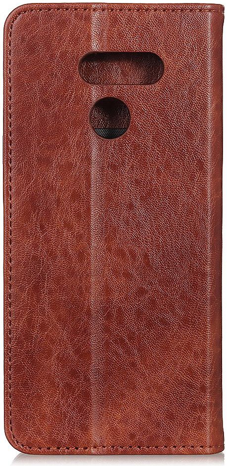 LG Q60 Portemonnee Hoesje Bruin afbeelding 5