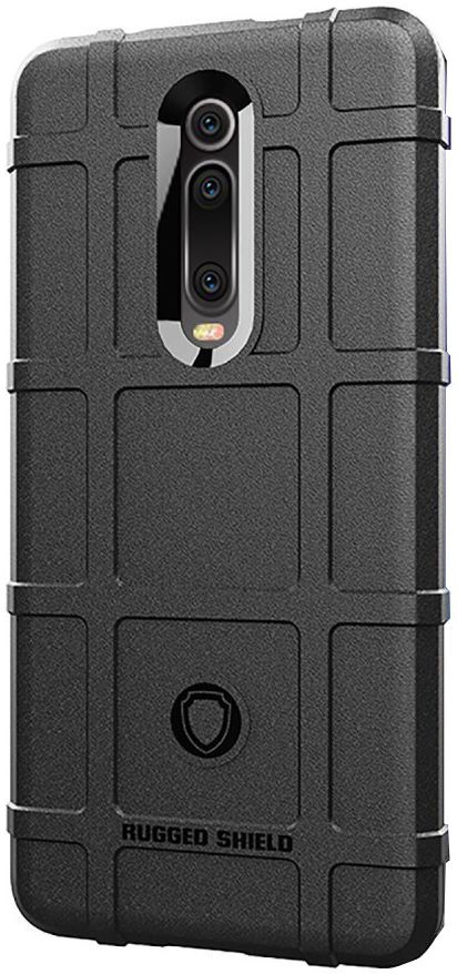 Xiaomi Mi 9T Hybride Rugged Armor Hoesje Zwart afbeelding 2