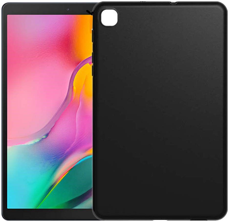 Samsung Galaxy Tab A 10.1 (2019) TPU Hoes Zwart afbeelding 1