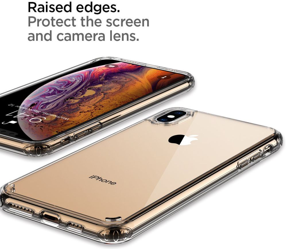 Apple iPhone XS / X Hard Crystal Hoesje Transparant afbeelding 8