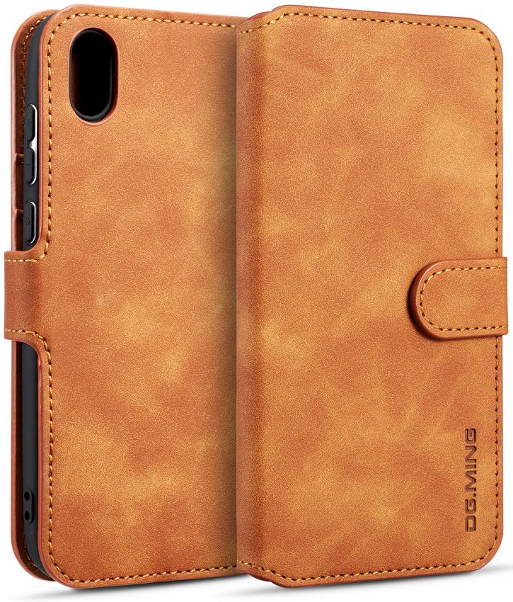 Huawei Y5 2019 Portemonnee Hoesje Bruin afbeelding 2