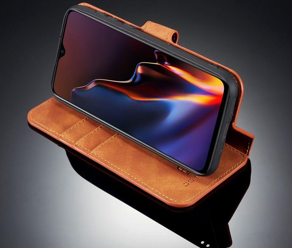 Huawei Y5 2019 Portemonnee Hoesje Bruin afbeelding 4