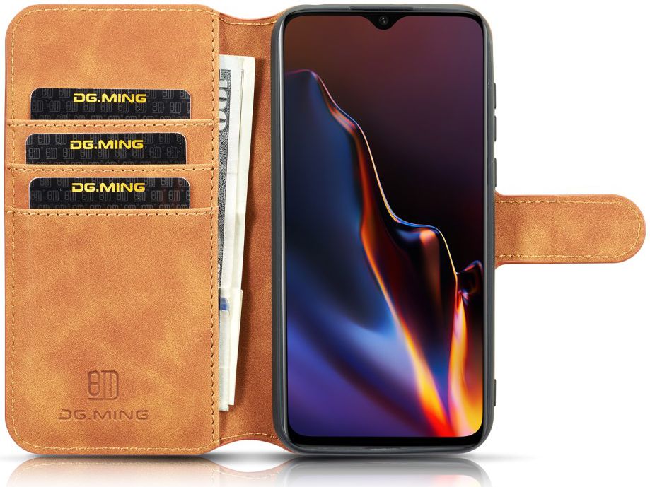 Huawei Y5 2019 Portemonnee Hoesje Bruin afbeelding 1