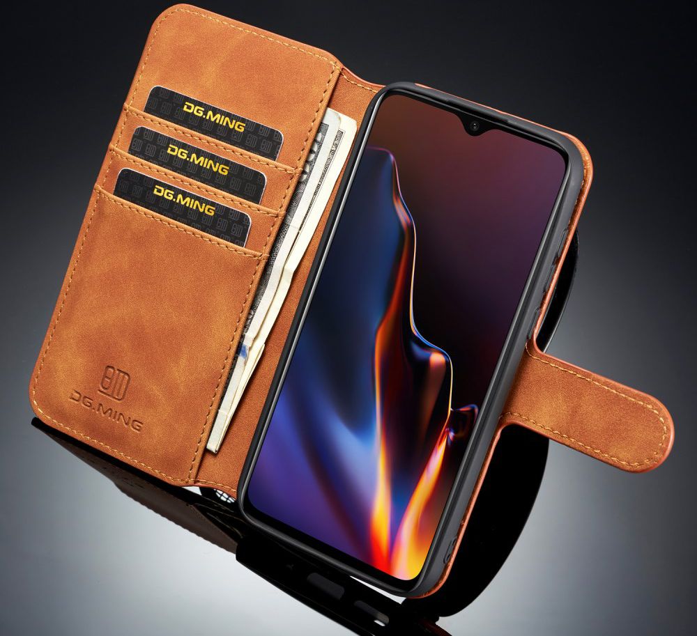 Huawei Y5 2019 Portemonnee Hoesje Bruin afbeelding 3