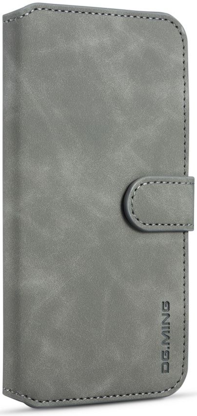 Huawei Y5 2019 Portemonnee Hoesje Grijs afbeelding 4