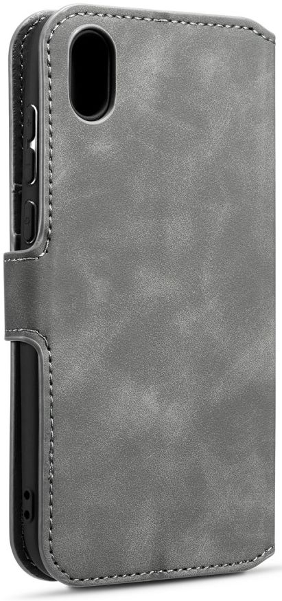 Huawei Y5 2019 Portemonnee Hoesje Grijs afbeelding 5