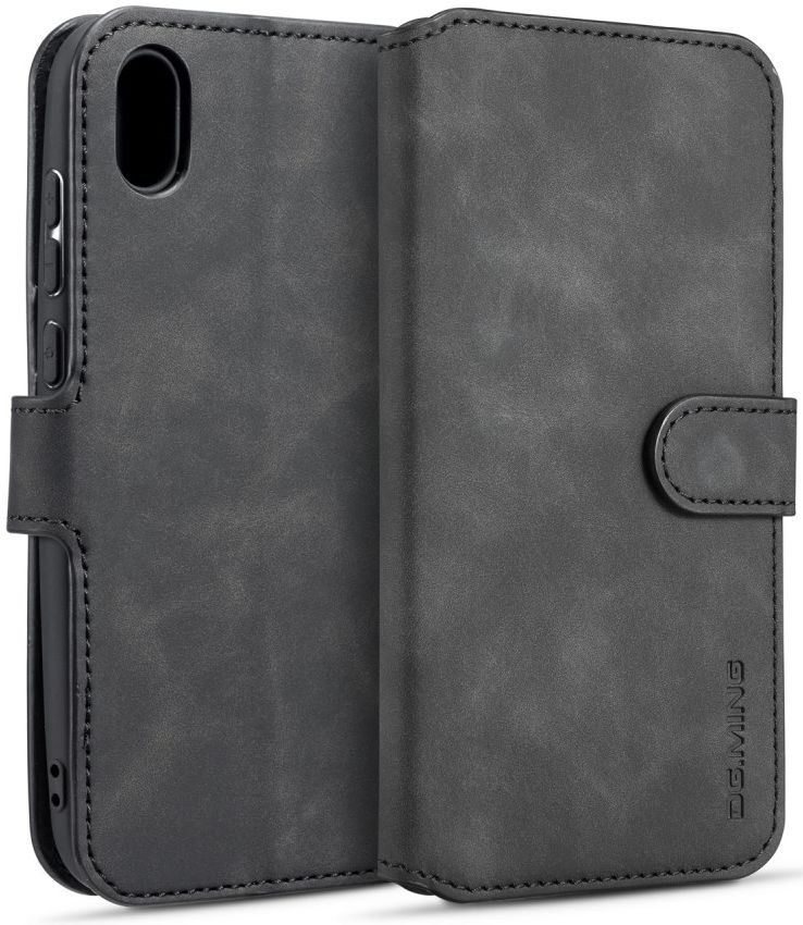 Huawei Y5 2019 Portemonnee Hoesje Zwart afbeelding 2
